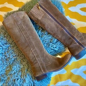 Guess Women’s Riding Boots Brown Suede Size 8